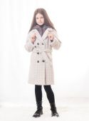 Пальто демисезонное для девочки (Марго бежевый)