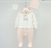 Комплект для девочки (К212/01К209-А128фн молочный/пудровый ) Комплект для девочки (К212/01К209-А128фн молочный/пудровый )