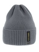 Шапка демисезонная для мальчика (Болельщик т.серый)