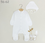 Чепчик для новорожденного (К-А3Д/ажур(36) тофу)