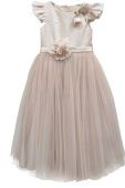 Платье нарядное для девочки (3232 пудра)