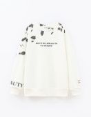 Свитшот для девочки (252111 молочный)