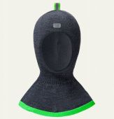 Шлем зимний для мальчика (СТРИТ/12215 серый)