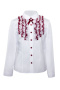 Блузка школьная для девочки (503 (бордо))