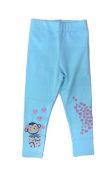 Легинсы трикотажные для девочек (235/275 голубой)
