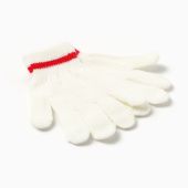 Перчатки для девочки (10525868 молочный)