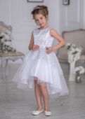 Платье нарядное для девочки (Гламур белый)
