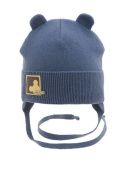 Шапка демисезонная для мальчика (Рафаэль джинсовый)