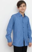 Рубашка для мальчика (2LBD79H+30d синий)