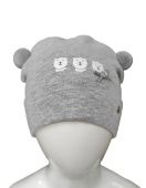 Шапка для девочки (13778X серый)