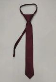Галстук (48 бордовый/черный)