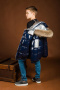 Куртка зимняя для мальчика (ЗС-887 синий/серебро)