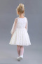 Платье нарядное для девочки (2515-123-СМФГ беж.)