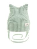 Шапка демисезонная для девочки (Секрет бледно-мятный)