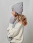 Комплект зимний для девочки (шапка+шарф+варежки) (42337кл05)
