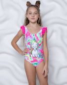 Купальник для девочки	 (348 малина)