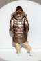 Пальто зимнее для девочки (ЗС-924 бронза)