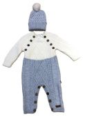 Комбинезон для малыша с шапкой (342215 голубой) Комбинезон для малыша с шапкой (342215 голубой)