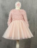 Платье нарядное для девочки (3622 vizon)
