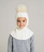 Шлем зимний для девочки (ПИФИЯ/80557 белый) Шлем зимний для девочки (ПИФИЯ/80557 белый)