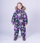 Комбинезон зимний для девочки (25170 разноцветный)