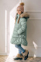 Пальто зимнее для девочки (3C-817 светло-оливковый)