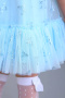 Платье нарядное для девочки (2306-123-СМФГ бирюза)