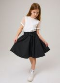 Юбка школьная для девочки (273 т.синий)