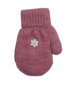 Варежки для девочки (TMg-014(TMg-081) т.розовый)