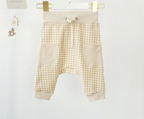 Брюки для малыша (К211/00Б84Б/и бежевый/клетка )