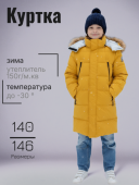 Куртка зимняя для мальчика (BR801-365 жёлтый)
