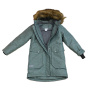 Пальто зимнее для девочки (1237-848мо аква меланж )