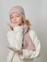 Комплект зимний для девочки (шапка+шарф+варежки) (42337кл10)