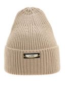 Шапка демисезонная для девочки (Релакс бежевый)