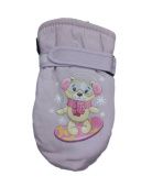 Варежки для девочки (TCH-041 св.сиреневый)