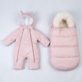 Комплект зимний на выписку  (УМКА розовый)