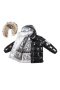 Куртка зимняя для мальчика (ЗС-887 черный/серебро)