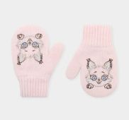 Варежки для девочки (МС-250/11455 св.розовый )