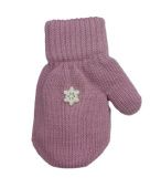 Варежки для девочки (TMg-014(TMg-081) сиреневый) Варежки для девочки (TMg-014(TMg-081) сиреневый)