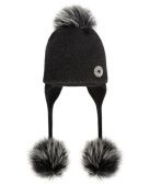 Ушанка зимняя для девочки (СЕЛЕСТА 43217M-18 черн.) Ушанка зимняя для девочки (СЕЛЕСТА 43217M-18 черн.)