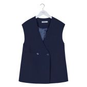 Жилет школьный для девочки (63768VC синий)