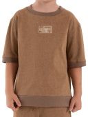 Футболка для мальчика (О37179 коричневый)