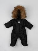 Комбинезон зимний для малыша (ЛУННИ чёрный)