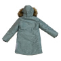 Пальто зимнее для девочки (1237-848мо аква меланж )