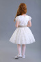 Платье нарядное для девочки (1947/1-123-СМФГ молоч.)