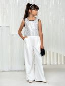 Брюки для девочки (1007-183 айвори)