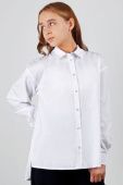 Блузка школьная для девочки (19488 белый)