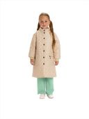 Пальто демисезонное для девочки (О56408 св.оранж. ) Пальто демисезонное для девочки (О56408 св.оранж. )