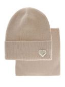 Комплект для девочки (шапка+снуд) (Сентябрина бежевый) Комплект для девочки (шапка+снуд) (Сентябрина бежевый)