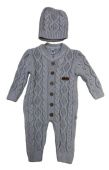 Комбинезон для малыша с шапкой (342219 серый) Комбинезон для малыша с шапкой (342219 серый)